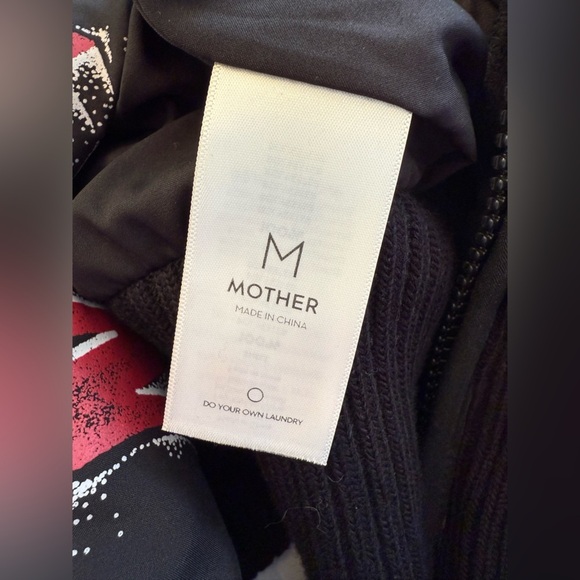 Mother Funnel Neck Ribbed Jacket Women's Small Buffalo Plaid Teatime - Picture 7 of 14